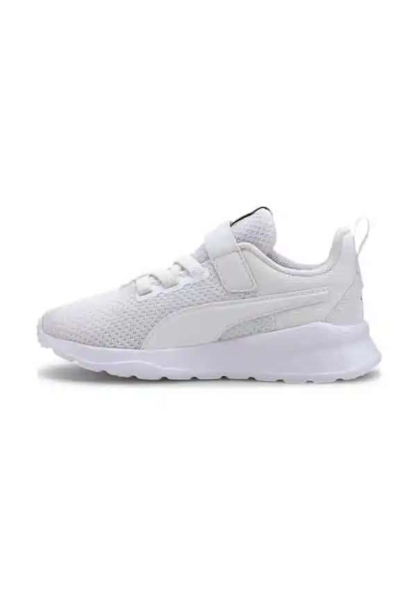 Puma Anzarun Lite AC PS Unisex Çocuk Beyaz Spor Ayakkabı 372009 02