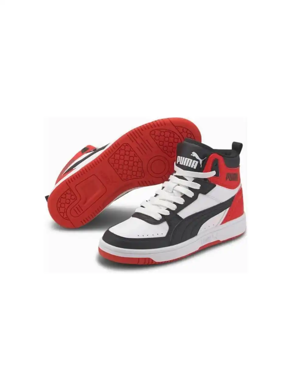 Puma Rebound Joy Unisex Kırmızı-Beyaz Bilekli Spor Ayakkabı 374687 03