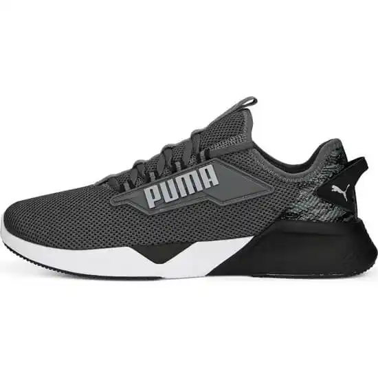 Puma Retaliate 2 Camo Unisex Gri Koşu Ayakkabısı 37793601 1