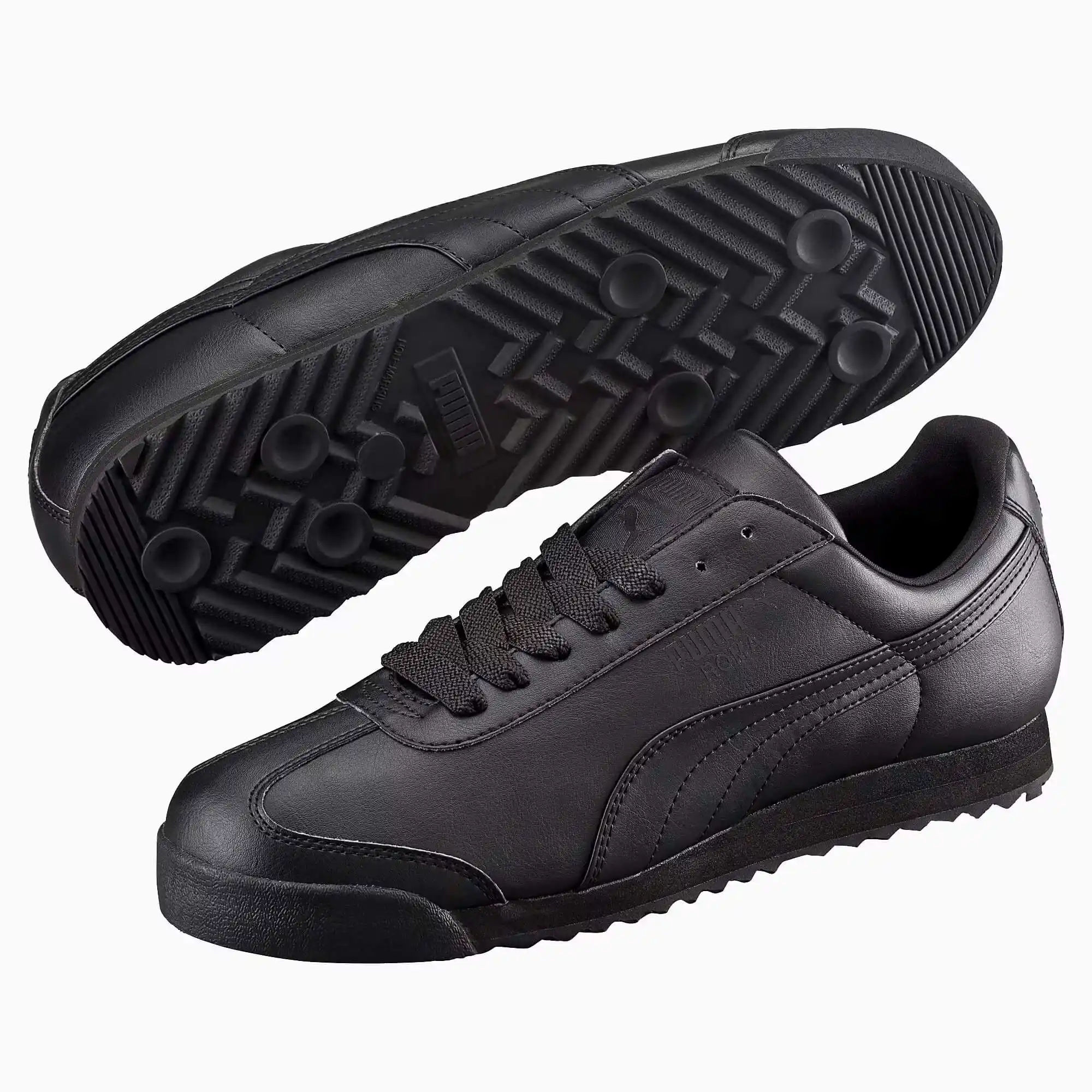 Puma Roma Basic Black-Black Unisex Siyah Spor Ayakkabı 353572 17