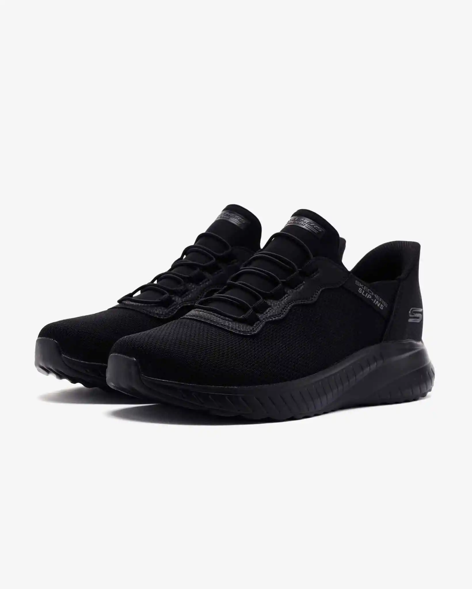 Skechers Bobs Squad Chaos - Daily Hype Erkek Siyah Spor Ayakkabı 118300 BBK