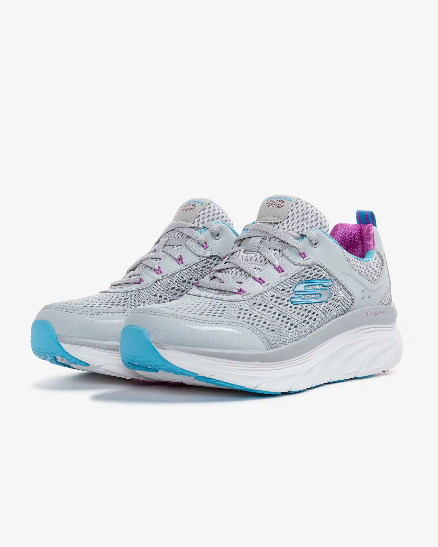 Skechers D'lux Walker - Infinite Motion Kadın Gri Spor Ayakkabı 149023 LGMT