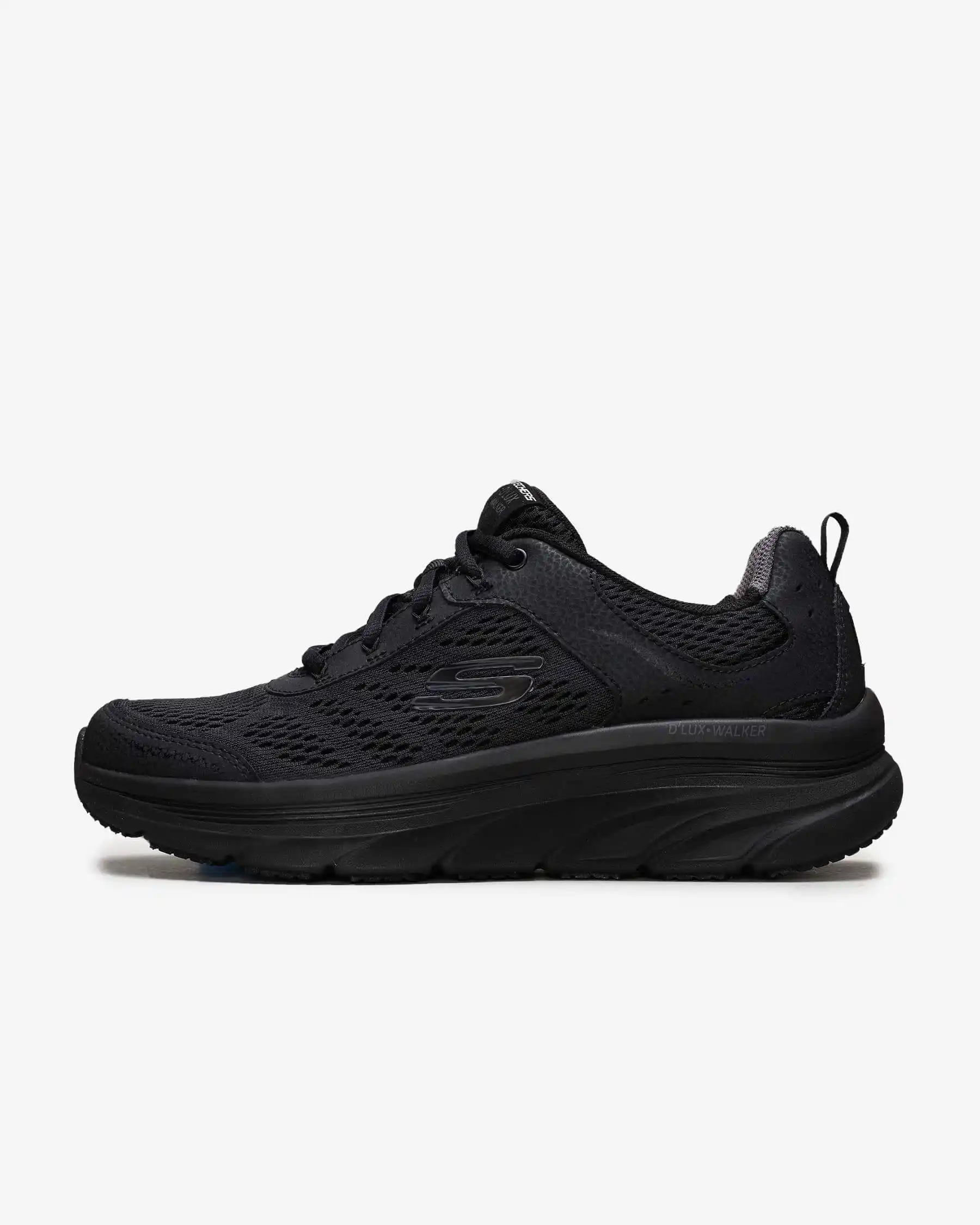Skechers D'lux Walker Unisex Siyah Spor Ayakkabı 232044 BBK