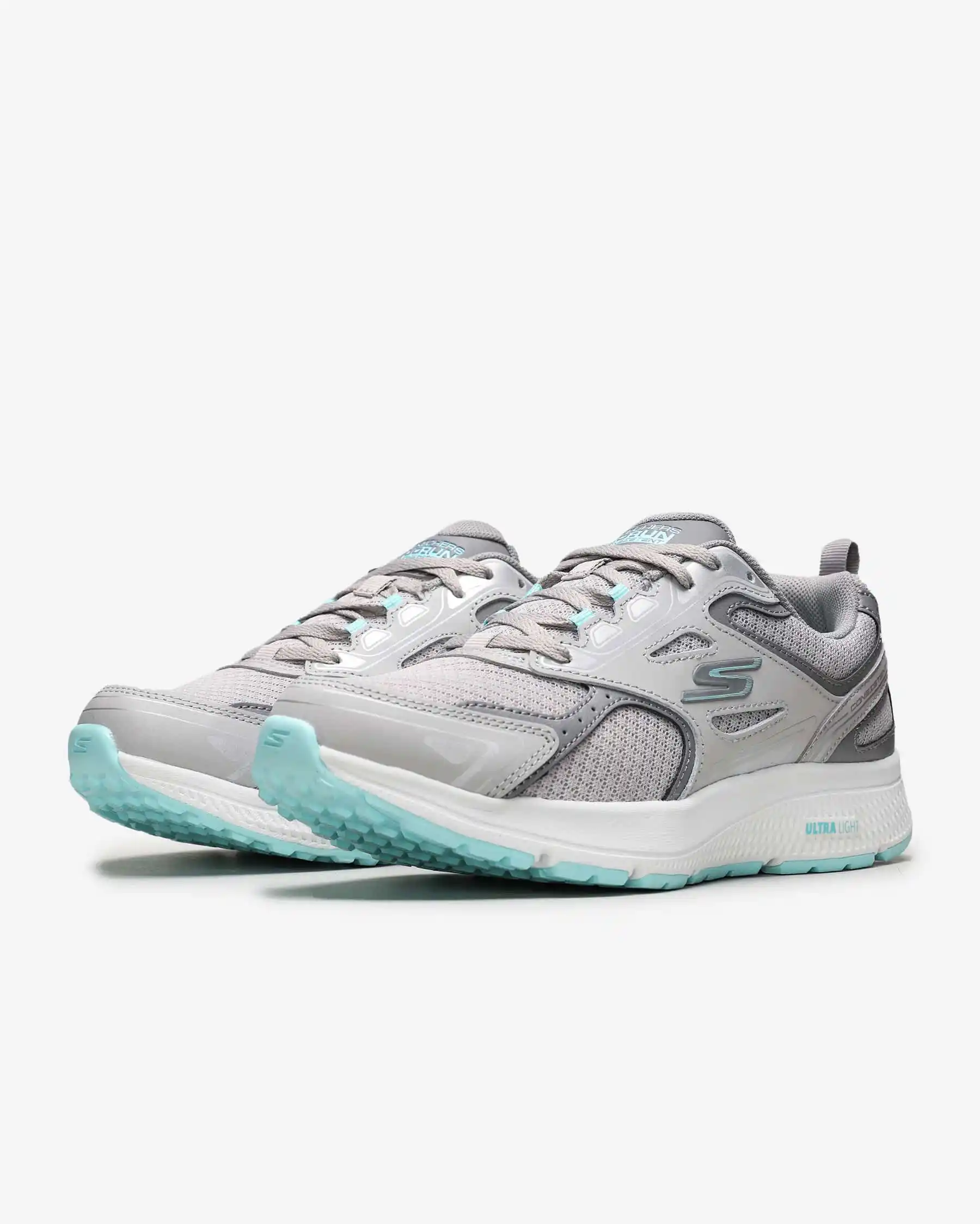 Skechers Go Run Consistent Kadın Gri Koşu Ayakkabısı 128075 GYTQ
