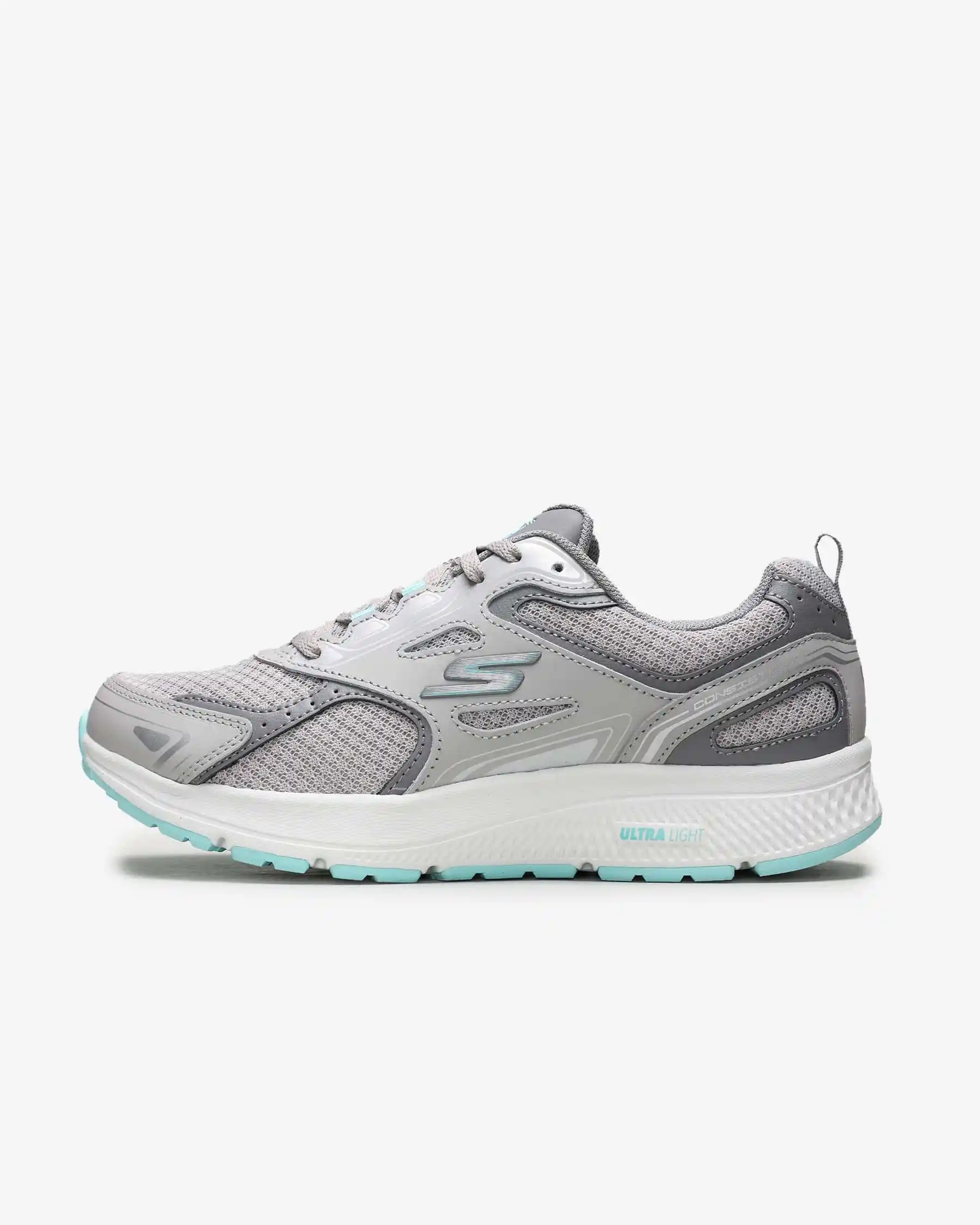 Skechers Go Run Consistent Kadın Gri Koşu Ayakkabısı 128075 GYTQ