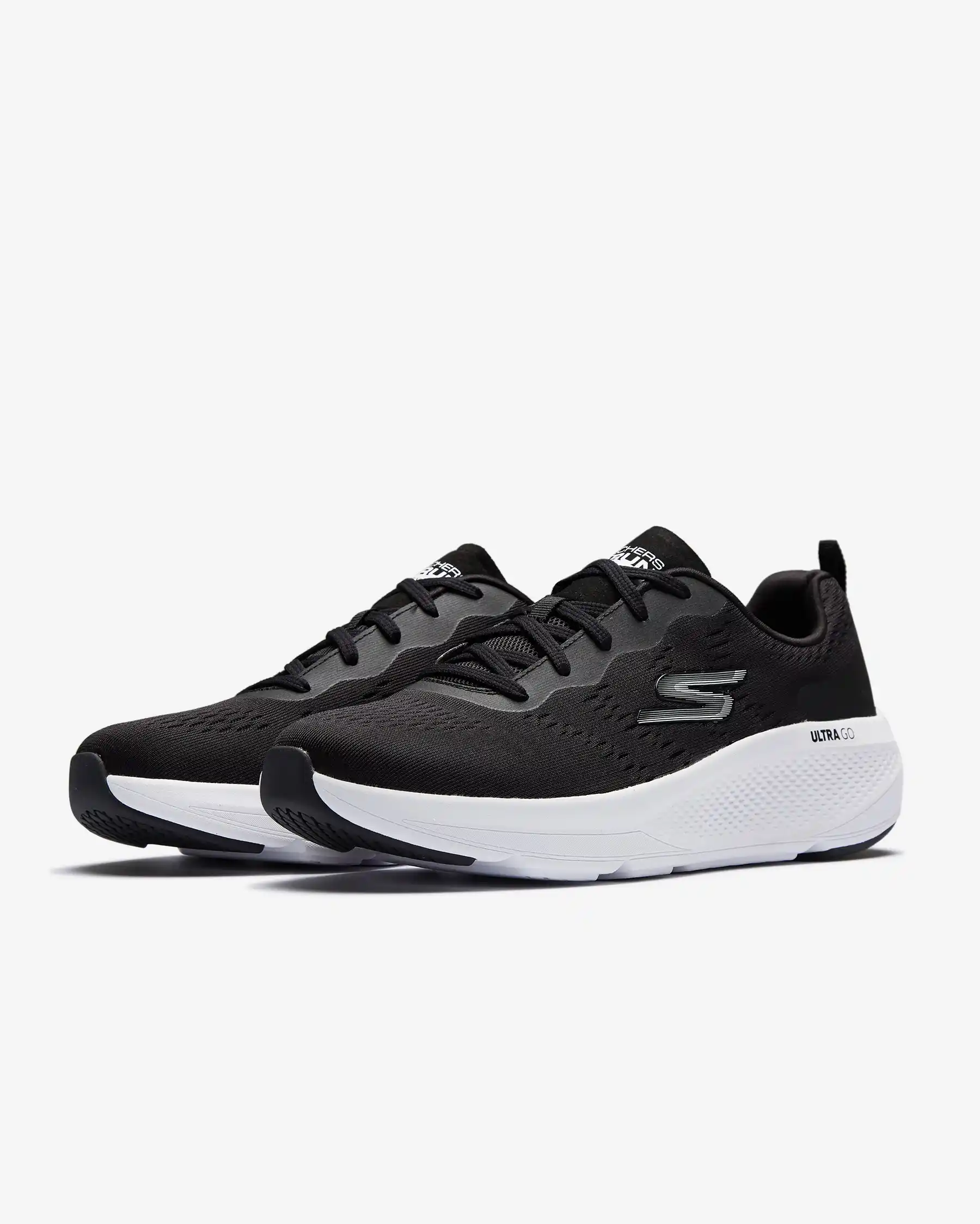 Skechers Go Run Elevate Unisex Siyah Koşu Ayakkabısı 128319 BLK