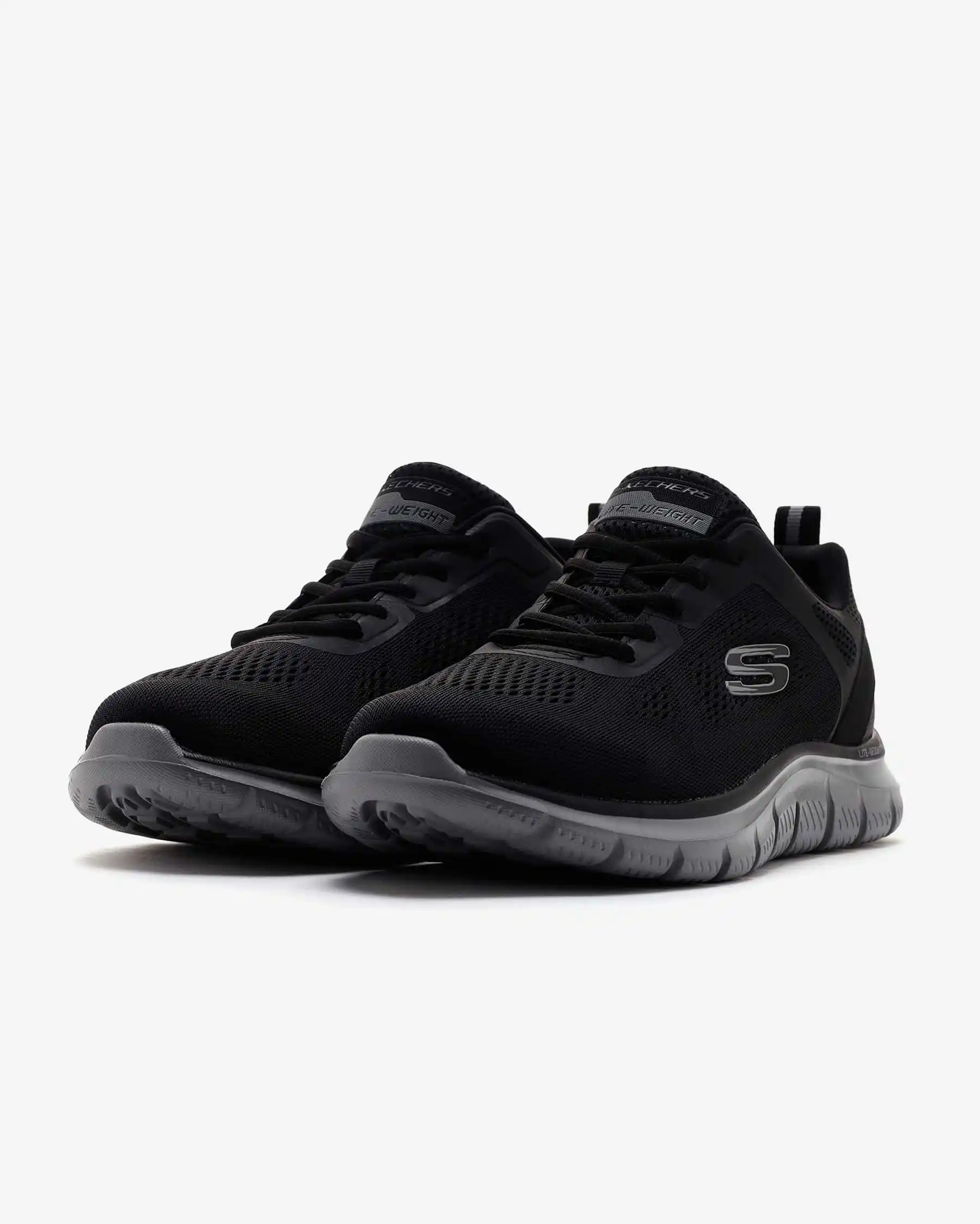Skechers Track - Broader Vegan Erkek Siyah Spor Ayakkabı 232698TK BKCC